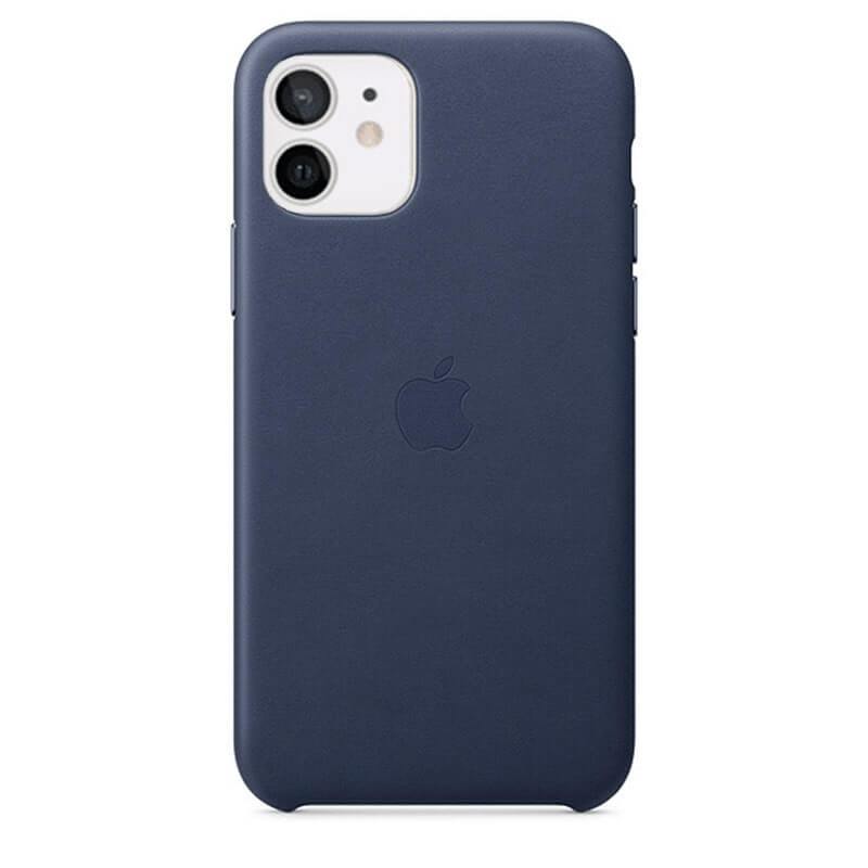 iPhone 11 Leather Case - Blue