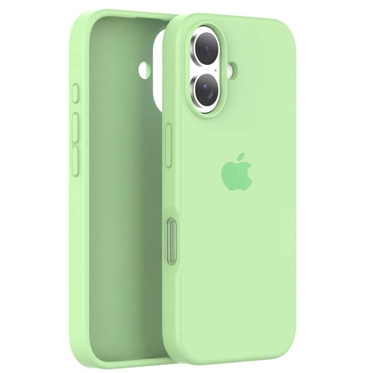 iPhone 16 Silicone Case - Mint Green