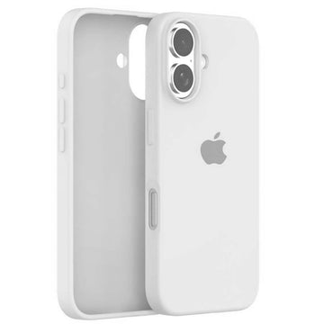 iPhone 16 Silicone Case - White