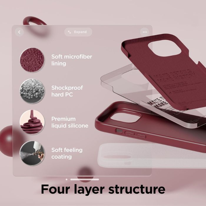 iPhone Silicone Case - Plum