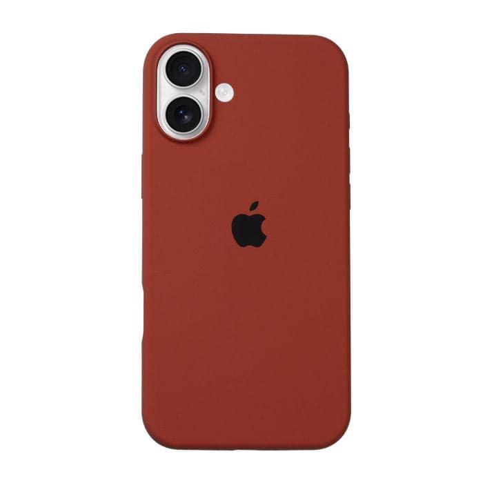 iPhone 16 Silicone Case - Brown