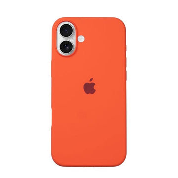 iPhone 16 Plus Silicone Case - Kumquat