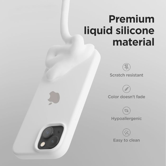 iPhone Silicone Case - White