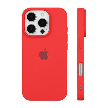 iPhone 16 Pro Silicone Case - Red