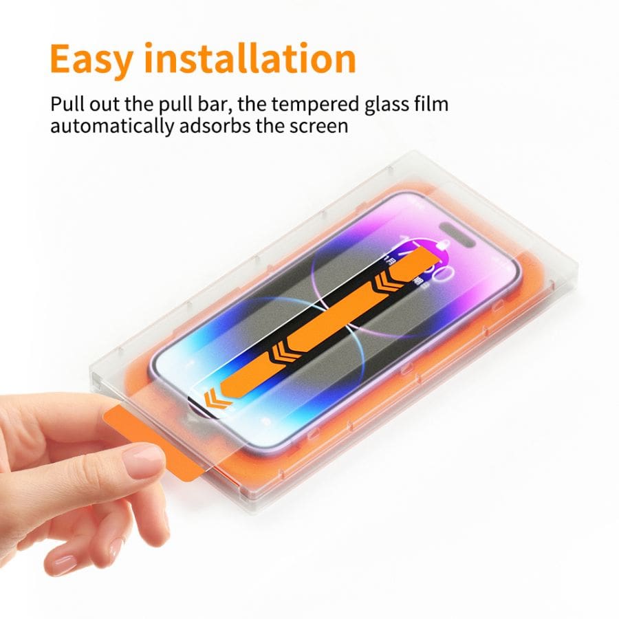 iPhone Tempered Glass with Installation Kit