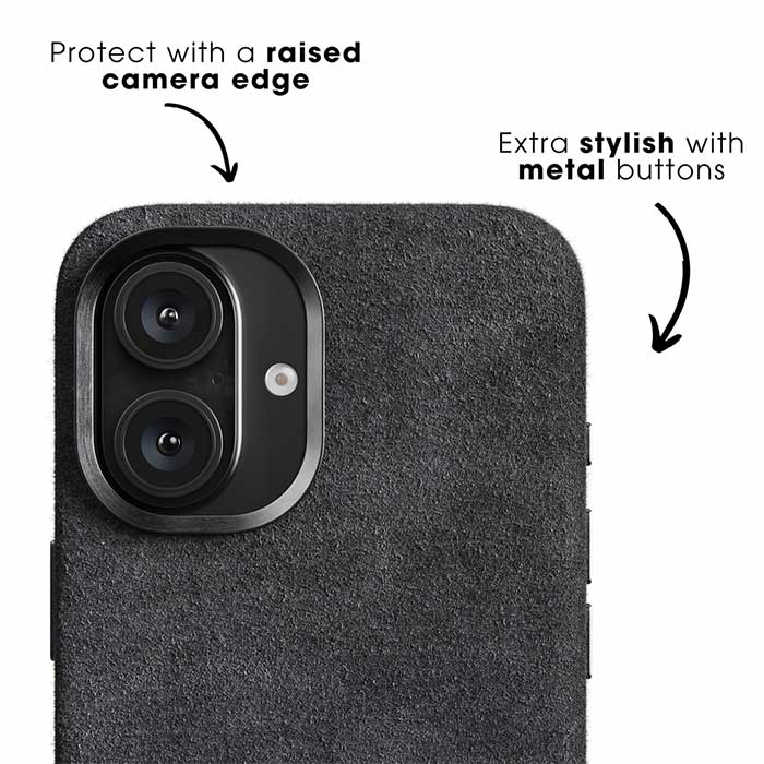 iPhone 16 Plus Alcantara Case