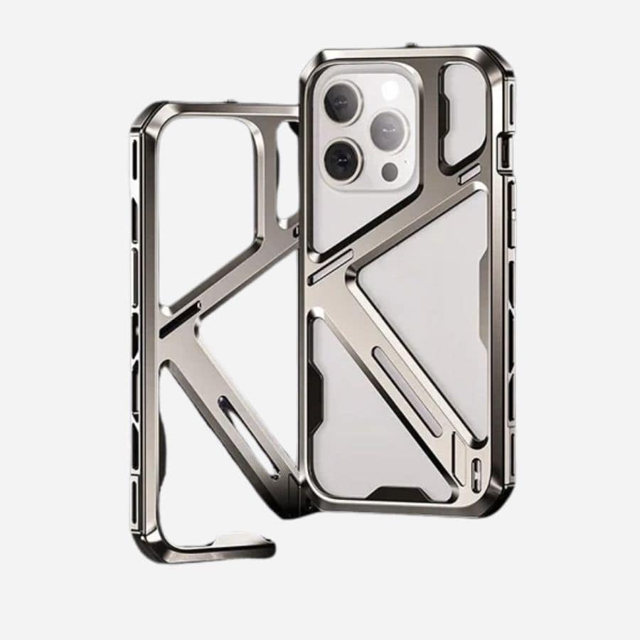 Titanium Alloy Hollow Phone Case