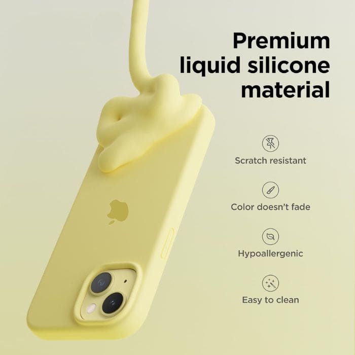 iPhone Silicone Case - Yellow