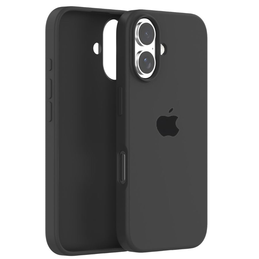 iPhone 16 Silicone Case - Black