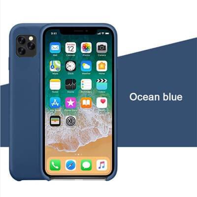 Blue Silicon Case - iPhone 11 Pro