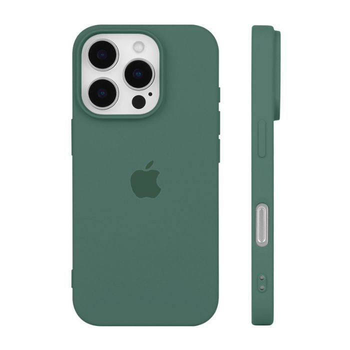 iPhone 16 Pro Silicone Case - Pine Green