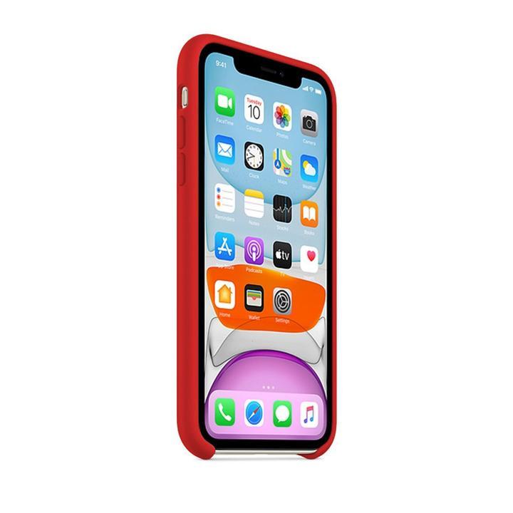 Silicone Case For iPhone 11 - Red