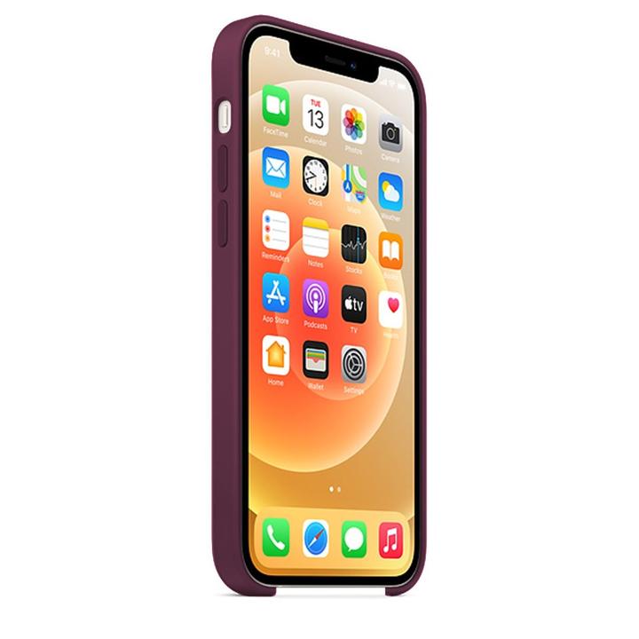 iPhone 12 & 12 Pro Silicone Case - Plum