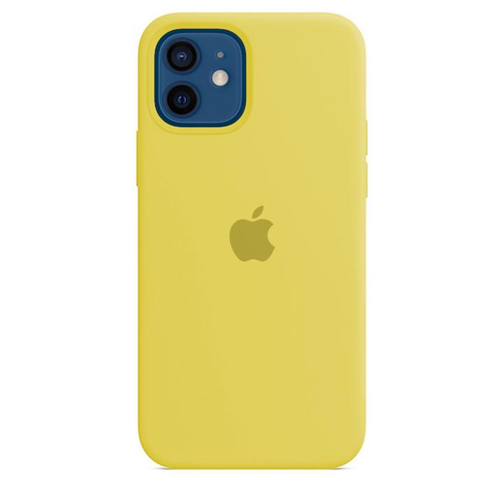 iPhone 12 & 12 Pro Silicone Case - Yellow