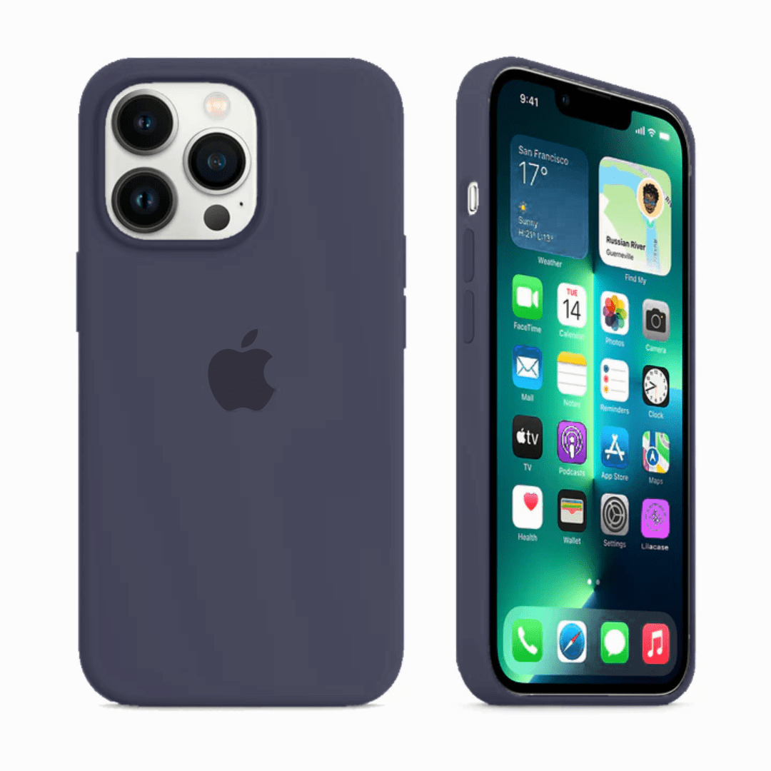 iPhone Silicone Case - Midnight Blue