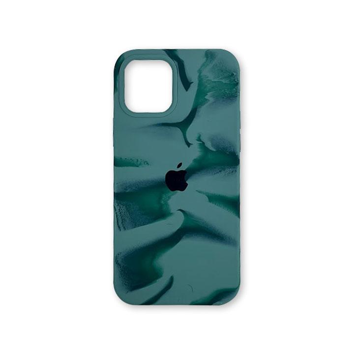 iPhone 12 Pro Max Water Silicone Case - Army