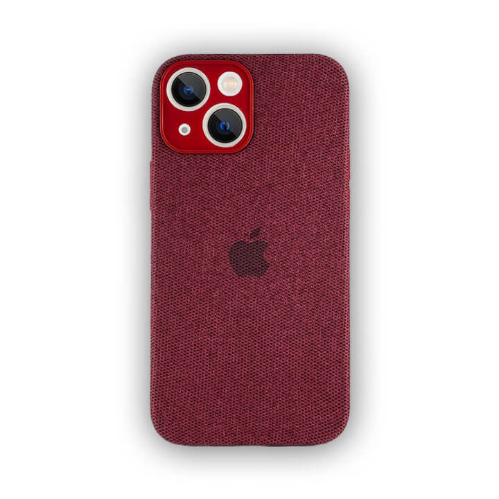 iPhone 13 Mini Fabric Case - Red