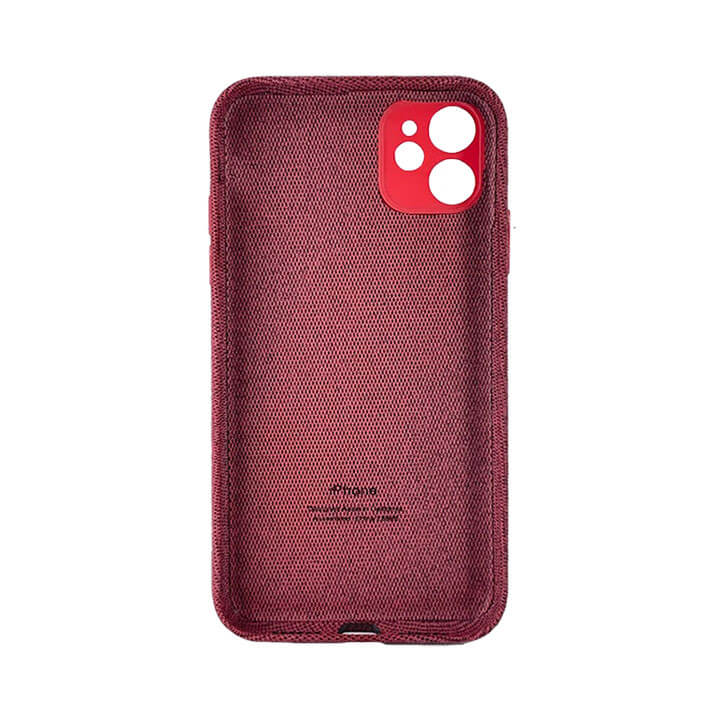 iPhone 11 Fabric Case - Red