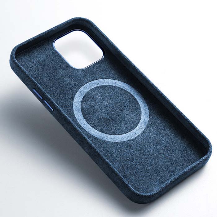 iPhone 14 Pro Max Alcantara Case - Royal Blue