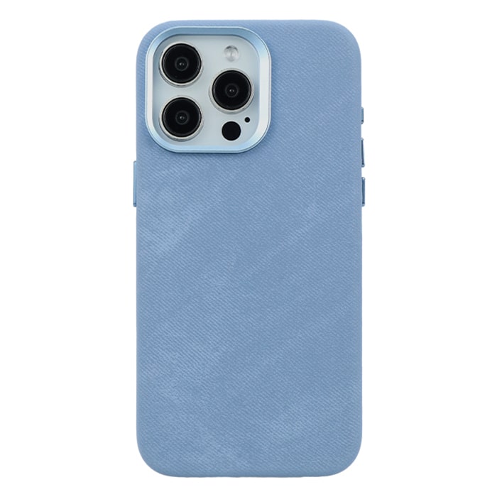 Denim Fabric Magsafe Case For iPhone 15 Pro Max