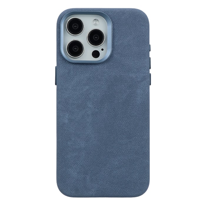 Denim Fabric Magsafe Case For iPhone 15 Pro Max