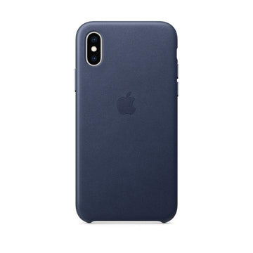 iPhone X & XS Leather Case - Blue