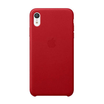 iPhone XR Leather Case - Red