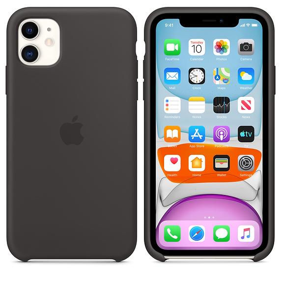 Silicone Case For iPhone 11 - Black