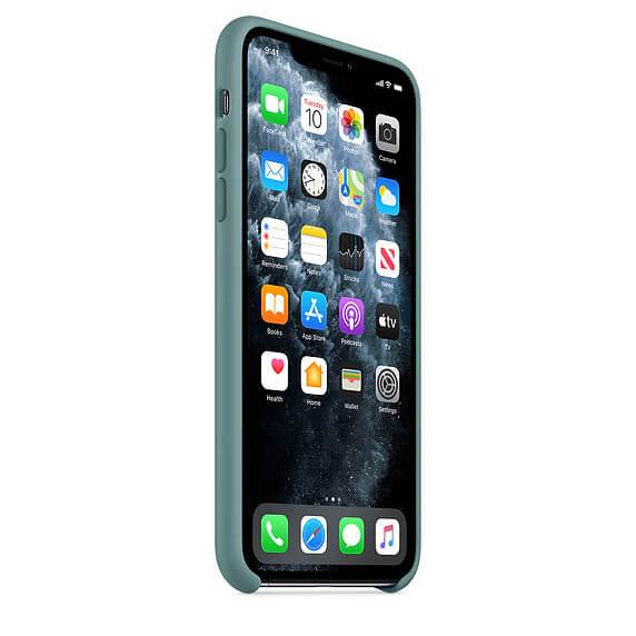 Silicone Case For iPhone 11 Pro Max - Pine Green