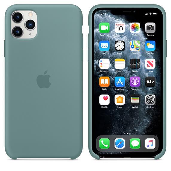 Silicone Case For iPhone 11 Pro Max - Pine Green