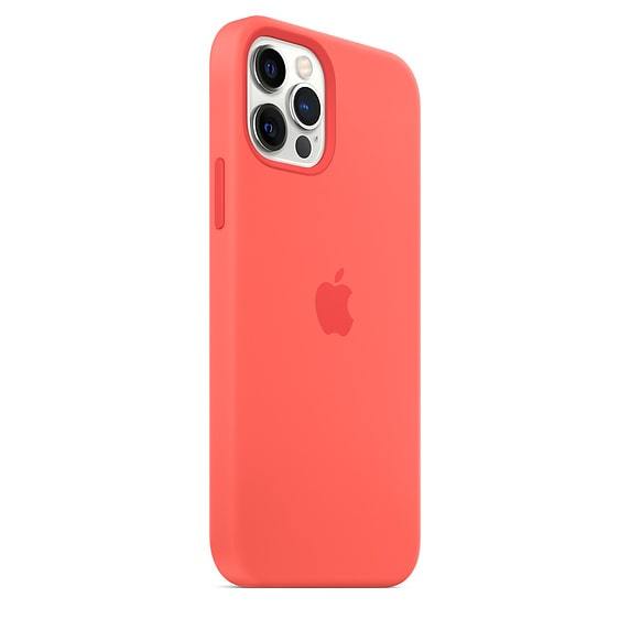 iPhone 12 & 12 Pro Silicone Case - Pink Cirtus