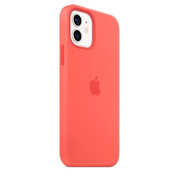 iPhone 12 Mini Silicone Case - Pink Citrus