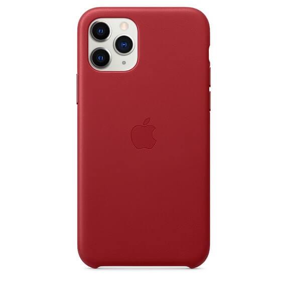 iPhone 11 Pro Leather Case - Red