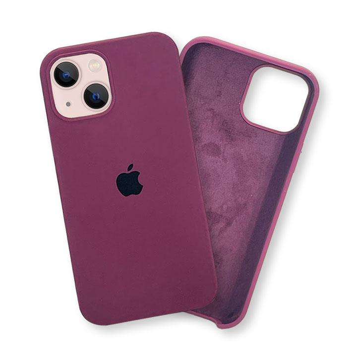 iPhone 14 Silicone Case - Plum