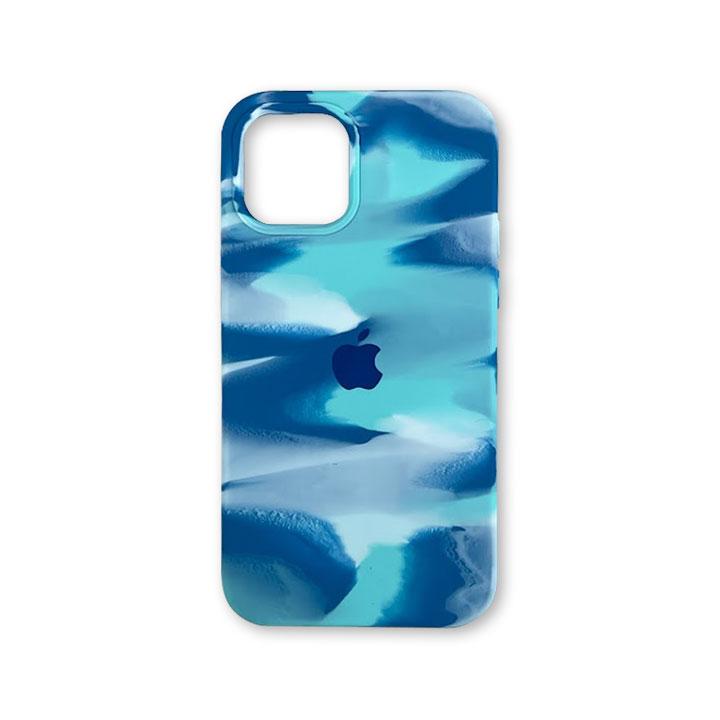 iPhone 12 Mini Water Silicone Case - Moonstone Blue