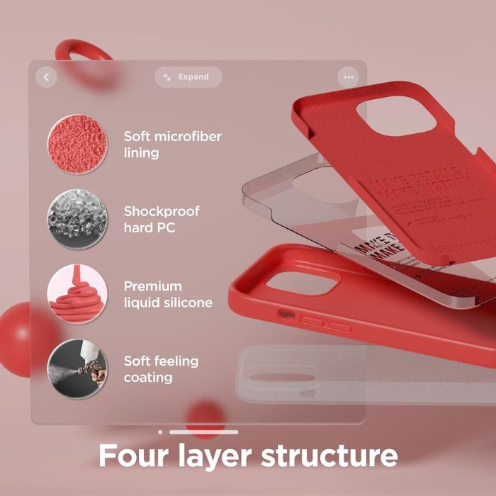 iPhone Silicone Case - Red