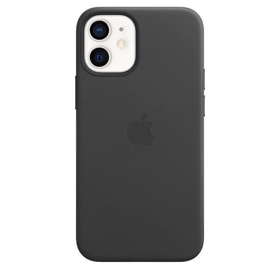 iPhone 12 & 12 Pro Leather Case - Black