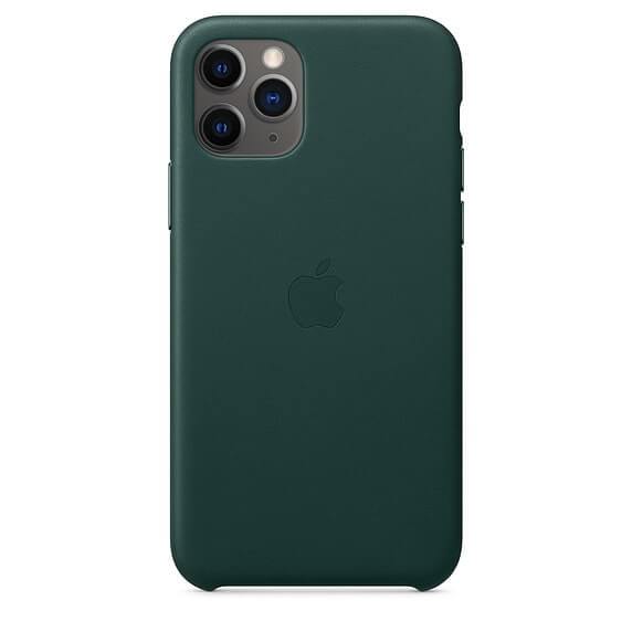 iPhone 11 Pro Max Leather Case - Green