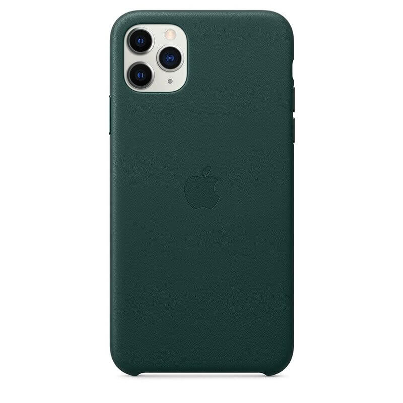 iPhone 12 Pro Max Leather Case - Green