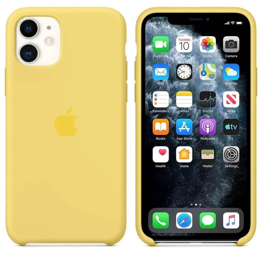 iPhone 11 Silicone Case - Yellow