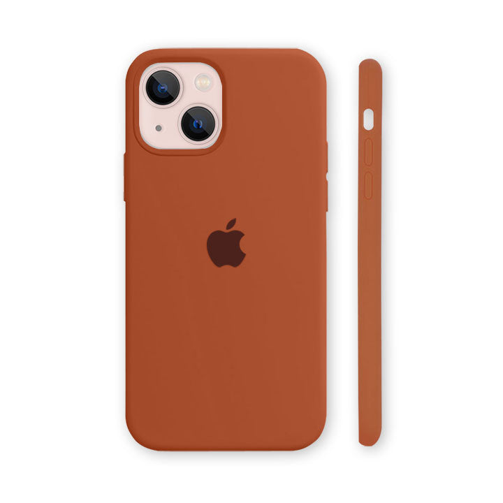 iPhone 14 Silicone Case - Brown