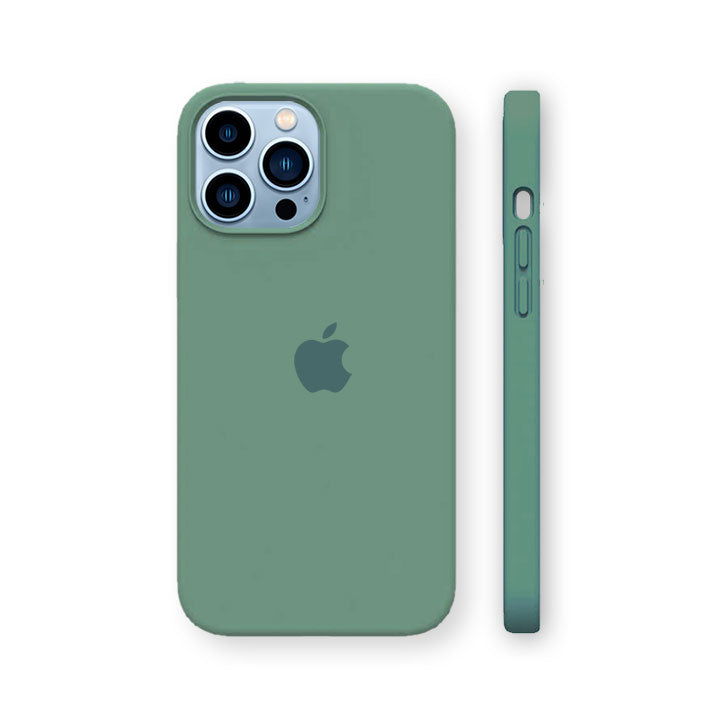 iPhone 14 Pro Max Silicone Case - Pine Green