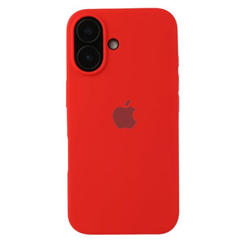 iPhone 16 Silicone Case - Red