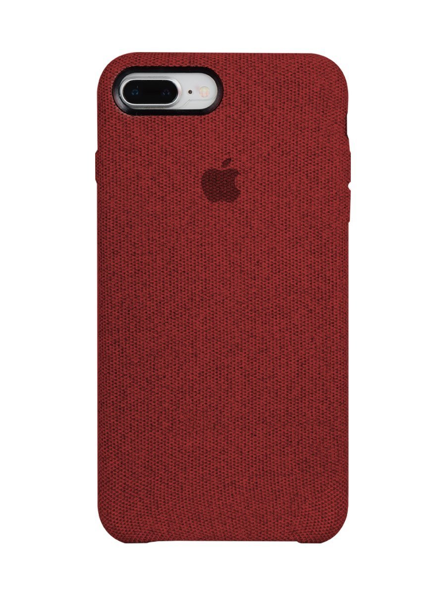 Fabric Case For iPhone 8 Plus - Red