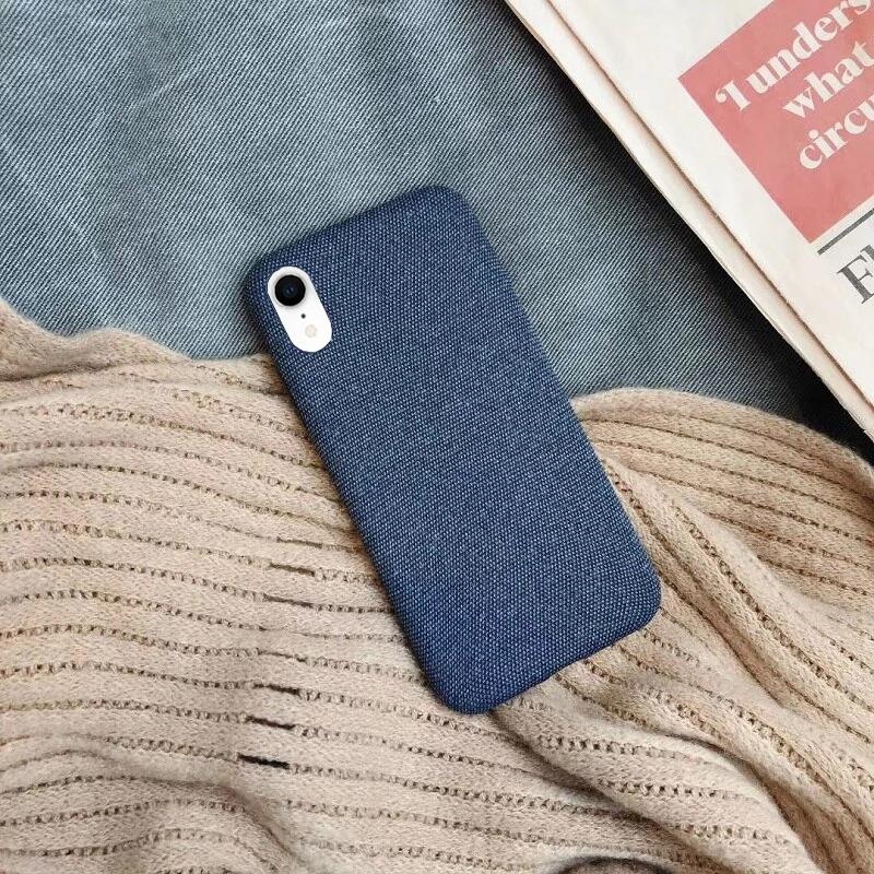 Blue Fabric Case - iPhone XR