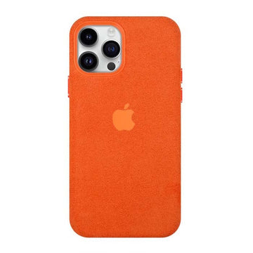 iPhone 13 Pro Max Alcantara Case - Kumquat