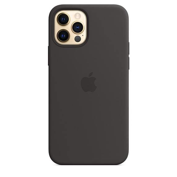 iPhone 12 & 12 Pro Silicone Case - Black