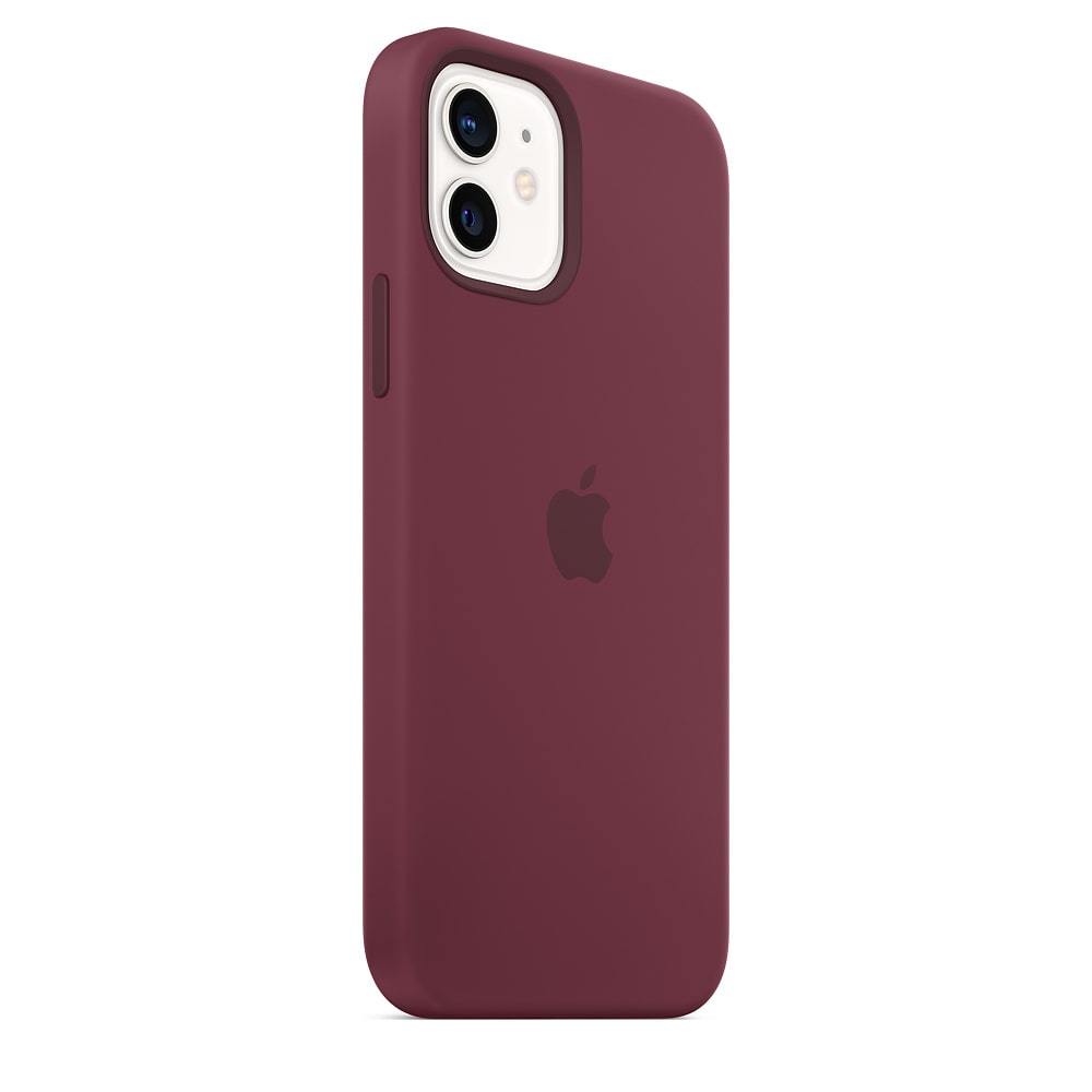 iPhone 12 Mini Silicone Case - Plum