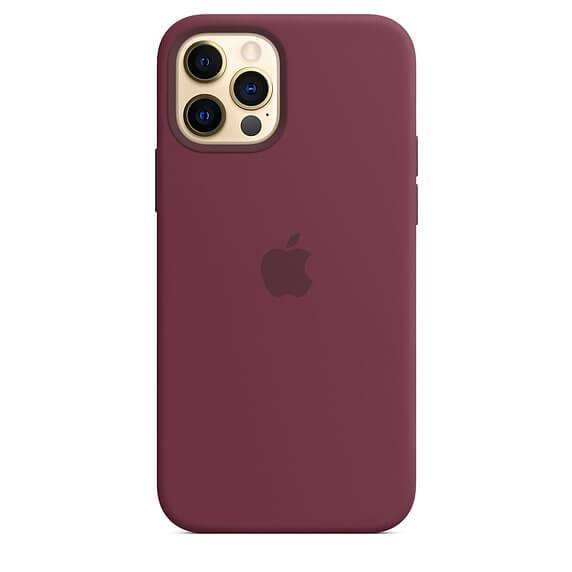 iPhone 12 & 12 Pro Silicone Case - Plum