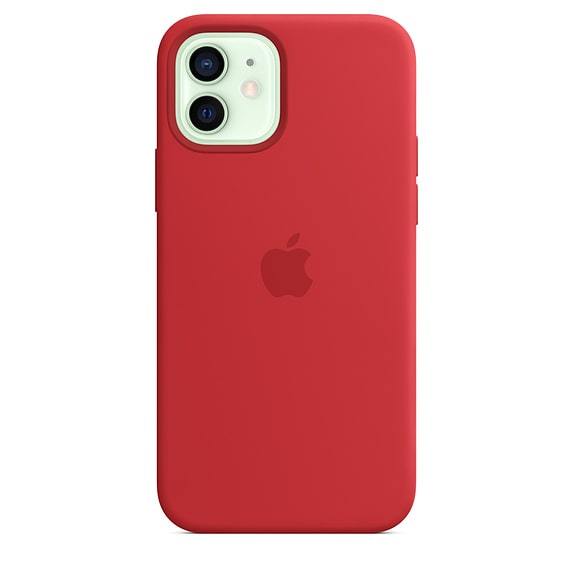 iPhone 12 & 12 Pro Silicone Case - Red